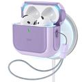 Étui MagSafe AirPods 4 ESR Orbit HaloLock - Violet