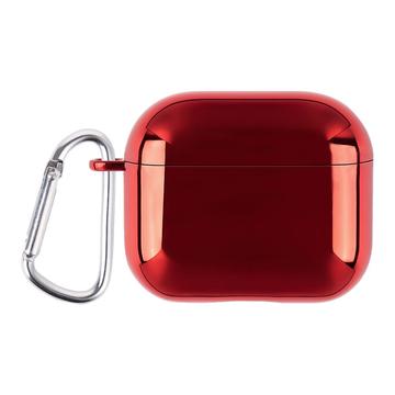 Étui en plastique électroplaqué pour AirPods 4 - Rouge