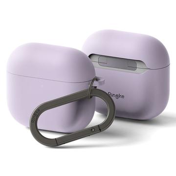 Étui en silicone AirPods 4 Ringke - Protection antichoc - Violet clair