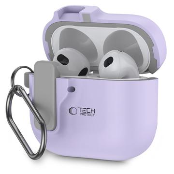 Etui AirPods 4 Tech-Protect Slim Hook - Lavande