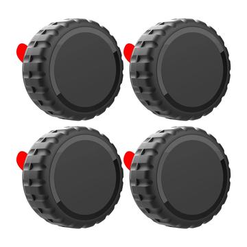 Étui étanche auto-adhésif AirTag - 4 Pcs. - Noir