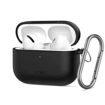 Étui crochet en silicone Airpods Pro 3 Tech-Protect - Noir