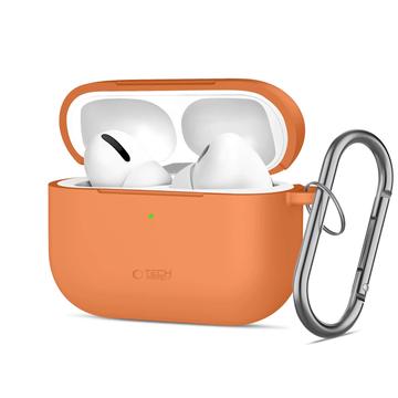 Étui crochet en silicone Airpods Pro 3 Tech-Protect - Orange cosmique