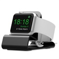 Support de Charge Apple Watch Series SE/6/5/4/3/2/1 en Alliage d\'Aluminium - Argenté