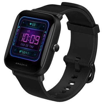 Smartwatch Amazfit Bip U avec Capteur de Fréquence Cardiaque - Noir