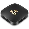 Android 13 CarPlay/Android Auto AI Box avec Mirror Link, AirPlay - Noir