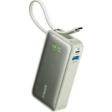 Anker Nano 545 10000mAh Power Bank avec câble USB-C - 30W - Vert