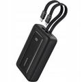 Anker PowerCore 10000mAh Power Bank avec câbles USB-C et Lightning intégrés - 30W - Noir