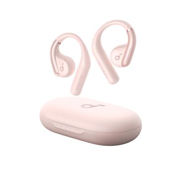 Casque d\'écoute sans fil SoundCore AeroFit d\'Anker - Rose