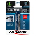 Pile 18650 Rechargeables MicroUSB Ansmann - 2600mAh