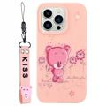 Coque iPhone 14 Pro Max en TPU avec Sangle Kiss Série