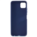 Coque Samsung Galaxy A22 5G, Galaxy F42 5G en TPU Mate Anti-Empreintes - Bleu Foncé