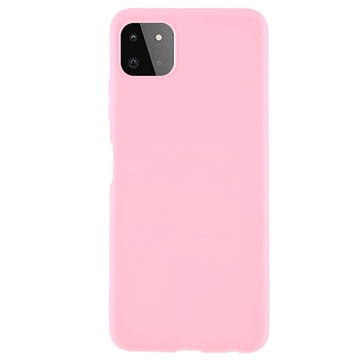 Coque Samsung Galaxy A22 5G, Galaxy F42 5G en TPU Mate Anti-Empreintes - Rose