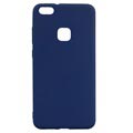 Coque Huawei P10 Lite en TPU Mat Anti-Empreintes - Bleu Foncé