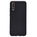 Coque Huawei P20 Pro en TPU Mate Anti-Empreintes - Noire