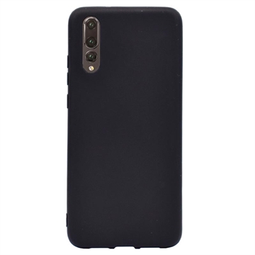 Coque Huawei P20 Pro en TPU Mate Anti-Empreintes - Noire