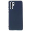 Coque Huawei P30 Pro en TPU Mate Anti-Empreintes - Bleu Foncé