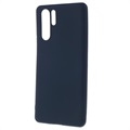 Coque Huawei P30 Pro en TPU Mate Anti-Empreintes - Bleu Foncé