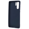 Coque Huawei P30 Pro en TPU Mate Anti-Empreintes - Bleu Foncé