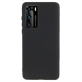 Coque Huawei P40 en TPU Mate Anti-Empreintes - Noire