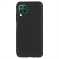 Coque Huawei P40 Lite en TPU Mate Anti-Empreintes - Noire