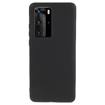 Coque Huawei P40 Pro en TPU Mate Anti-Empreintes - Noire