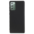 Coque Samsung Galaxy Note20 en TPU Mate Anti-Empreintes - Noire