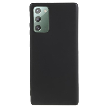 Coque Samsung Galaxy Note20 en TPU Mate Anti-Empreintes - Noire