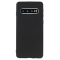 Coque Samsung Galaxy S10 en TPU Mate Anti-Empreintes - Noire