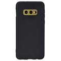 Coque Samsung Galaxy S10e en TPU Mate Anti-Empreintes - Noire