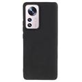 Coque Xiaomi 12 Pro en TPU Mate Anti-Empreintes - Noire