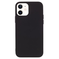 Coque iPhone 12 Mini en TPU Mate Anti-Empreintes - Noire