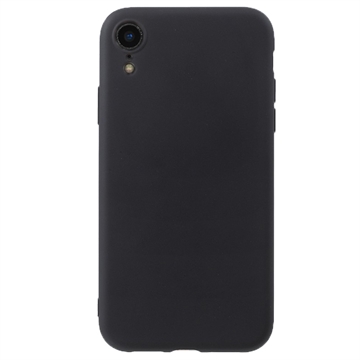 Coque iPhone XR en TPU Mate Anti-Empreintes - Noire