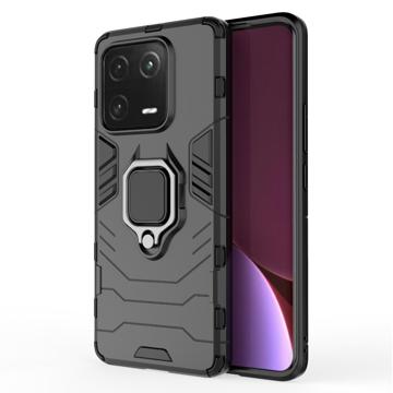 Coque Hybride Xiaomi 13 Pro avec Support Bague - Noire