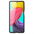 Coque Hybride Samsung Galaxy M53 Antichoc - Noire / Transparente