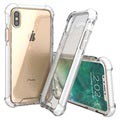 Coque en Cristal Hybride Anti-choc pour iPhone X - Claire / Blanche