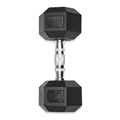 Haltère Hexagonale Antidérapant - 10kg - Noir