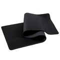 Tapis de Souris Antidérapant avec Bords Cousus - Noir