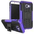 Samsung Galaxy A5 (2017) Anti-Slip Hybrid Case - Black / Purple