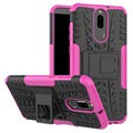Coque Huawei Mate 10 Lite Hybride Antidérapante - Rose / Noir
