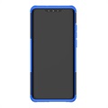 Coque Hybride Huawei P30 Pro Antidérapante avec Béquille - Bleu / Noir