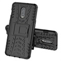 Coque Hybride OnePlus 6T Antidérapante avec Béquille - Noire