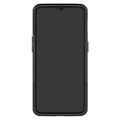 Coque Hybride OnePlus 6T Antidérapante avec Béquille - Noire