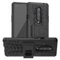 Coque Hybride OnePlus 8 Pro Antidérapante avec Béquille - Noire
