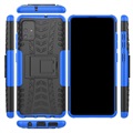 Coque Hybride Samsung Galaxy A51 Antidérapante avec Béquille - Bleu / Noir