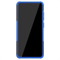 Coque Hybride Samsung Galaxy A51 Antidérapante avec Béquille - Bleu / Noir