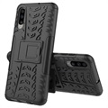 Coque Hybride Samsung Galaxy A70 Antidérapante avec Béquille - Noire