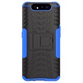 Coque Hybride Samsung Galaxy A80 Antidérapante - Bleu / Noir