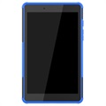 Coque Hybride Samsung Galaxy Tab A 8.0 (2019) Antidérapante - Bleu / Noir
