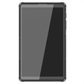 Coque Hybride Samsung Galaxy Tab A7 Lite Antidérapante avec Béquille - Noire